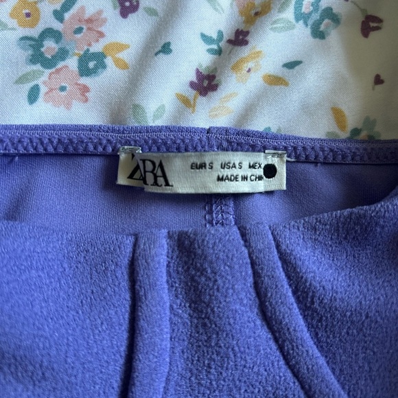 Zara purple top size S - Picture 3 of 5